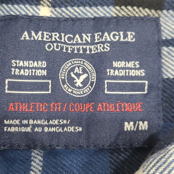 Men's american eagle plaid shirt - Picture 3 of 5